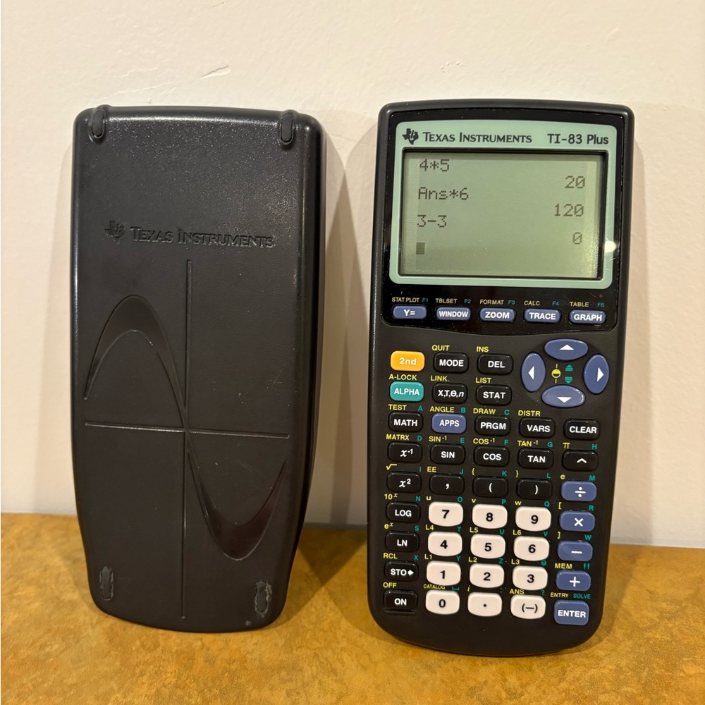 Texas Instruments TI-83 Plus Black Graphing Calculator